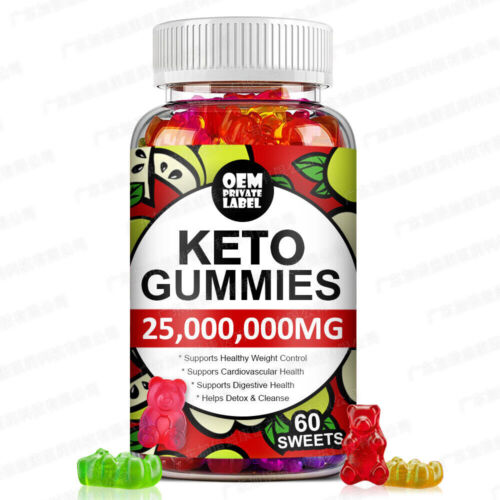 Keto Gummies for Weight & Fat Loss, Belly Fat Burner - 60 High Strength ACV AU - Picture 1 of 5