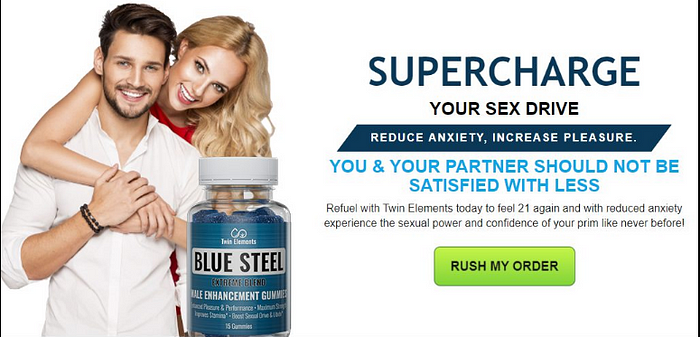 Blue Steel Male Enhancement Gummies increased stamina and energy