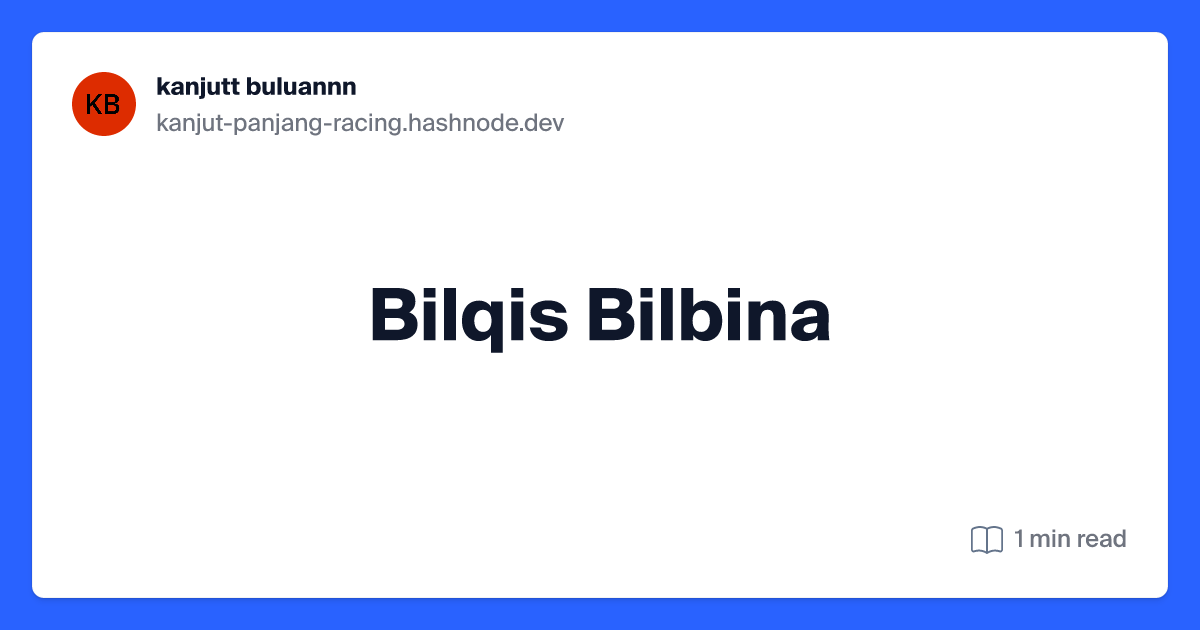 kanjut-panjang-racing.hashnode.dev